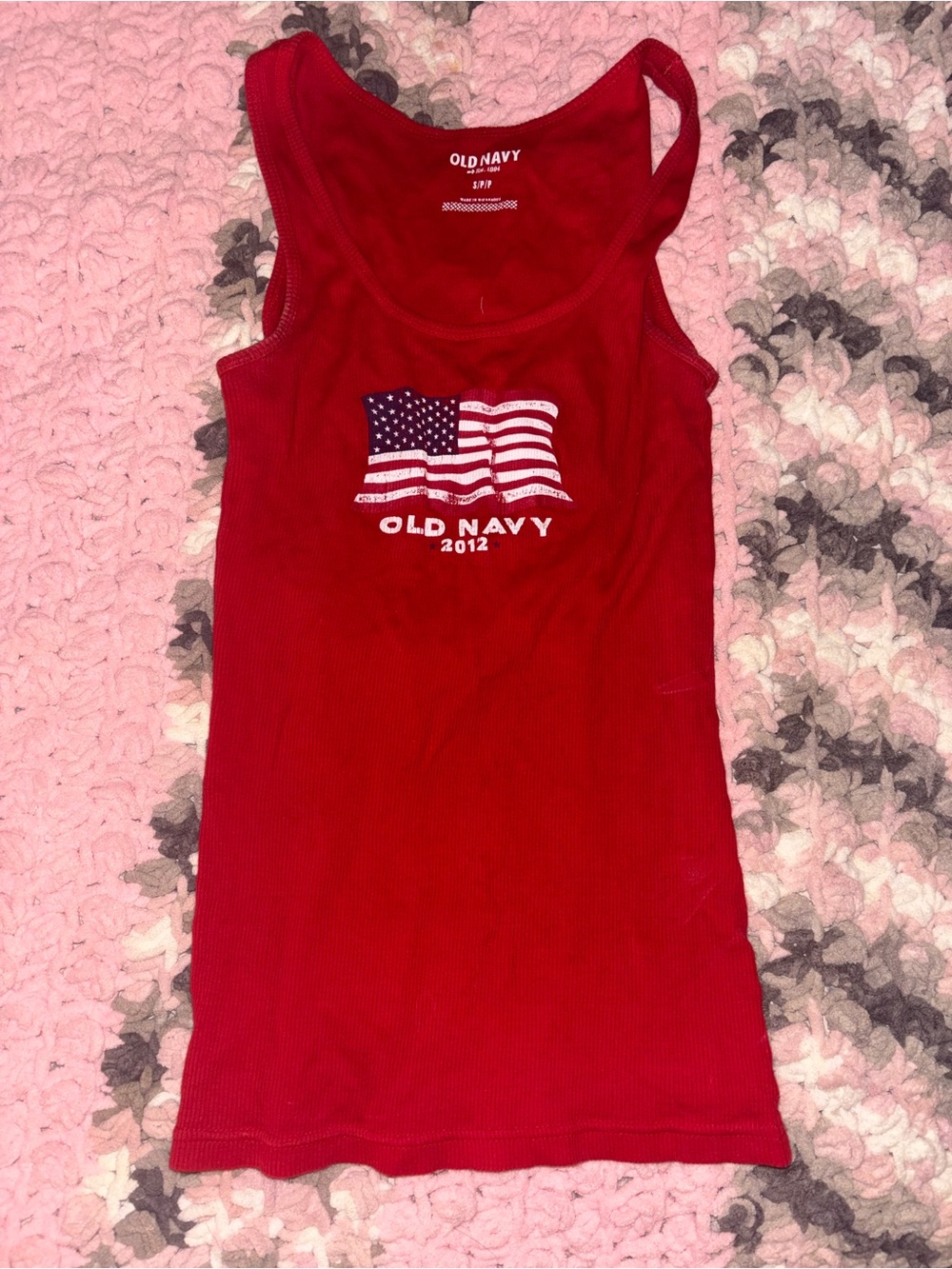 Vintage Old navy America ribbed tank
